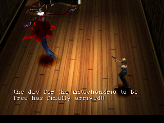 Nearly finished with Parasite Eve II! Haven't completed yet but I think I  enjoyed this one more than the first. PE is amazing and the music and  creature design is the best.