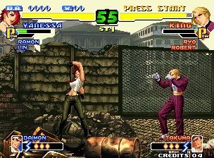 THE KING OF FIGHTERS 2000 on