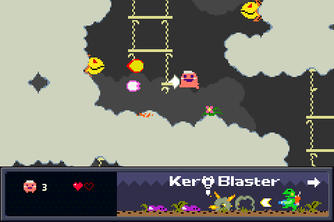 Kero Blaster prologue demo Pink Hour released by Studio Pixel