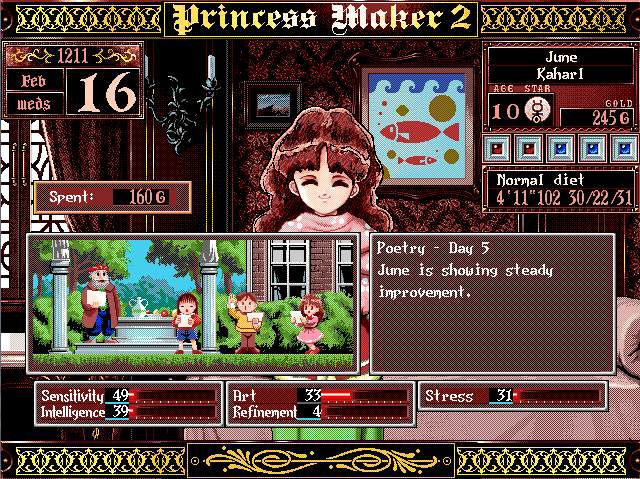 PRINCESS MAKER 2 jogo online no