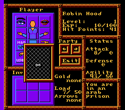 robin hood nes