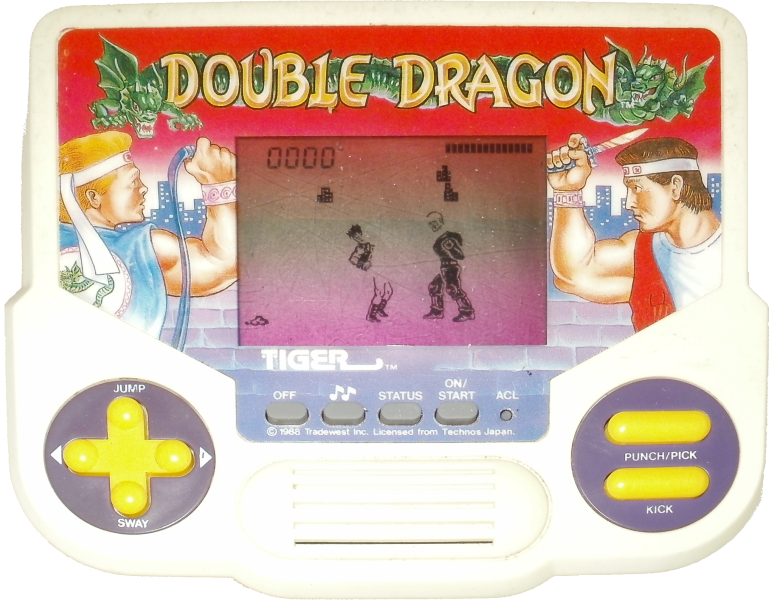 Tiger's LCD Handheld DOUBLE DRAGON Game (1988)