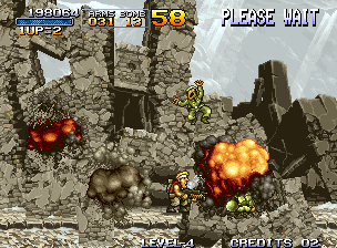 metal slug explosion