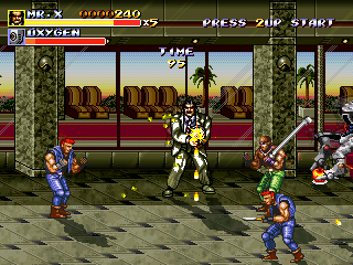 Streets of Rage Remake V5 - Unlockable Character Mr X 3 - Mr X Battle and  End of Route 