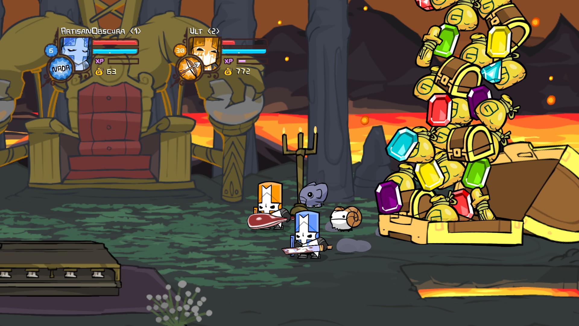 Castle Crashers Remastered-All Characters UPDATED 