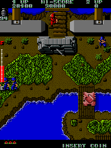 Ikari Warriors no arcade / fliperama , o jogo de ação e guerra da