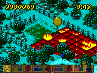 Lemmings '95 gameplay (PC Game, 1996)